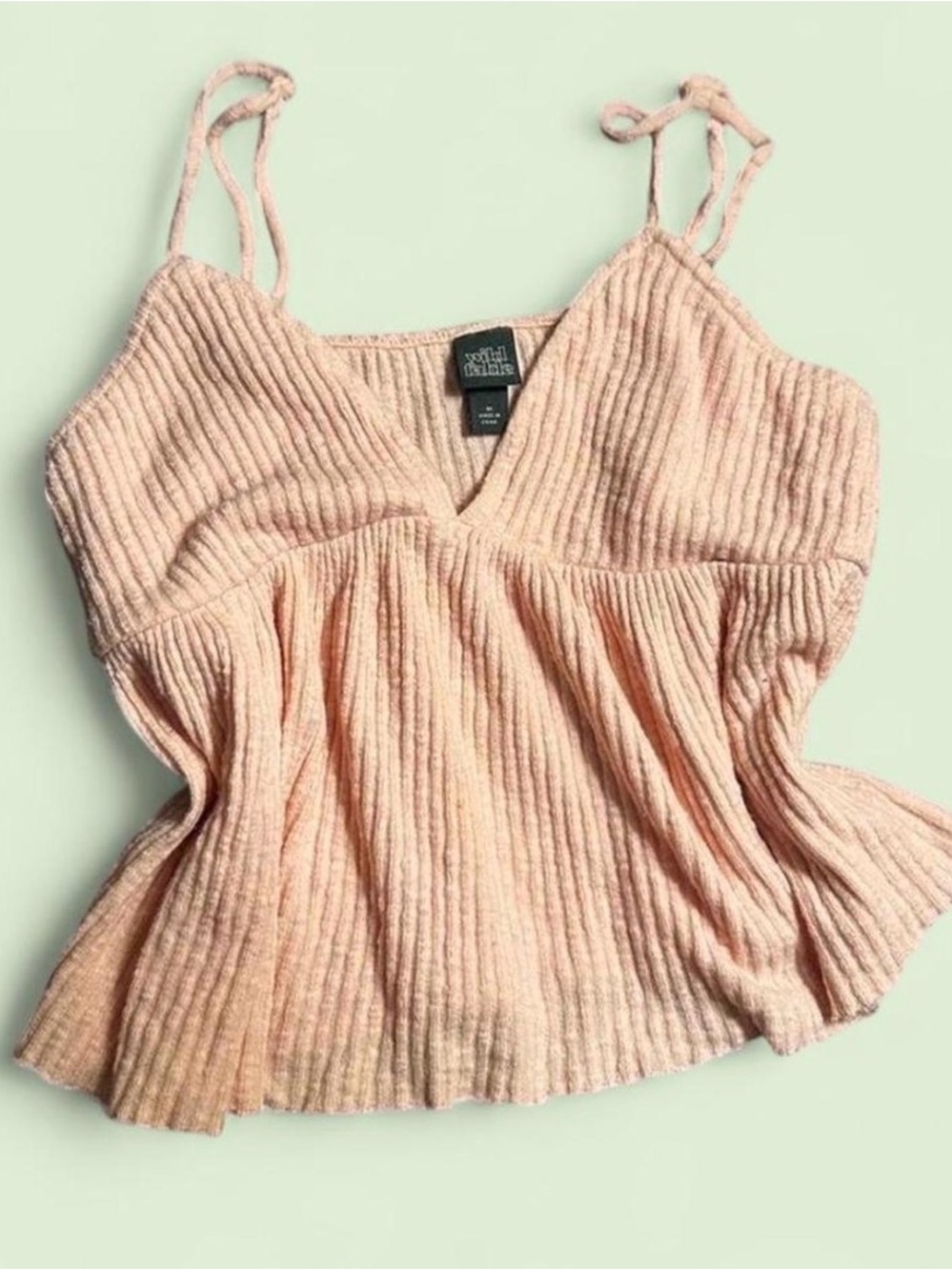 pink babydoll top